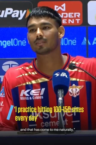 Mukul Choudhary hits '100-150 sixes every day'