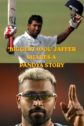 Wasim Jaffer shares a Hardik Pandya story