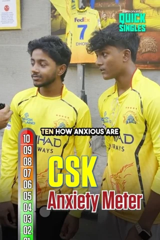 CSK Anxiety Meter: steady, not shaky
