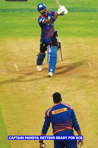 Pollard prepares Pandya for RCB 💪