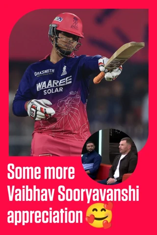 Just some more Vaibhav Sooryavanshi appreciation ⭐